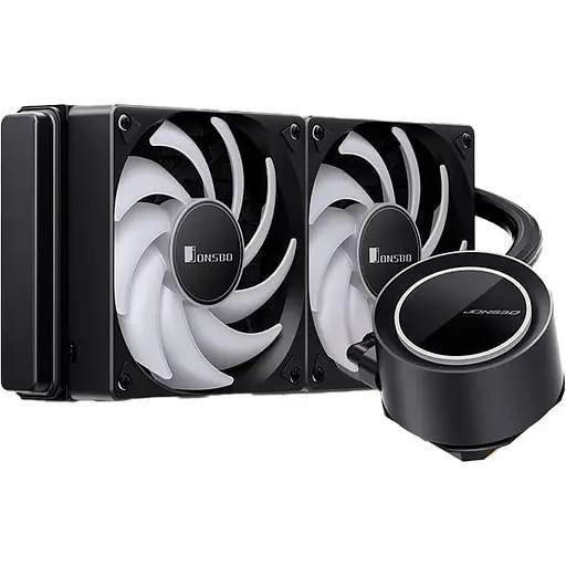 СВО Jonsbo TG-240 Black (Intel LGA1700/1200/115X/2011; AMD AM4/AM5/4PIN PWM) (TG-240 Black) - фото 6