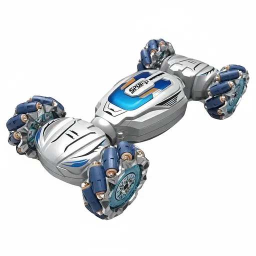 Радиоуправляемая трюковая машина JD 155-18 A-01, управление браслетом, музыка, акум. 3.7V, пульт 2.4GHz, белая