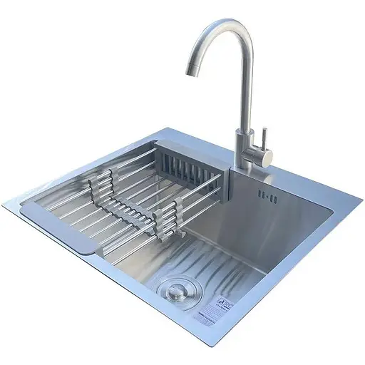 Комплект мийка + змішувач Romzha Arta U-490 (A)