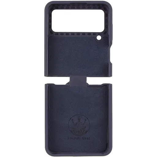 Чехол Foldables Silicone Cover Lakshmi AAA для Samsung Galaxy Z Flip4 Темно-синий / Midnight blue - фото 3