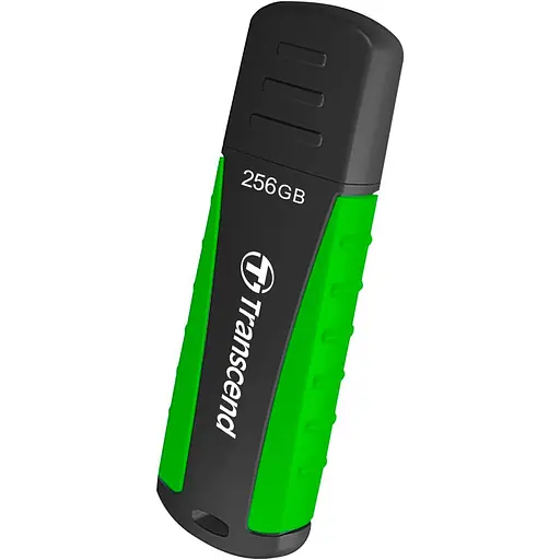 Накопичувач SSD Transcend 256GB JetFlash 810 Rugged Black/Green (TS256GJF810) (FFUFTR02133) - фото 2