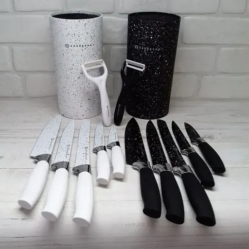 Набор кухонных ножей 7 предметов с подставкой Edenberg EB-5103