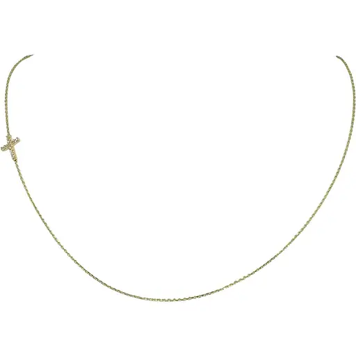 Золоте кольє Столична Ювелірна Фабрика з фіанітами. 351301Ж 45