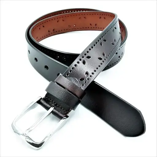 Ремінь шкіряний Le-Mon жіночий 110-115х3,3 см acs0023730 - фото 1