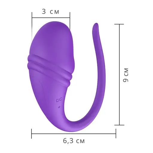 Вибратор с управлением со смартфона I'MCUM Smart Secret Love Фиолетовый (IM-KTD254) - фото 3