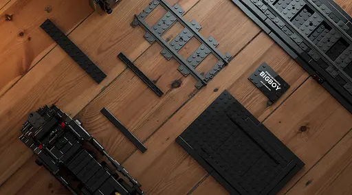 Конструктор Nifeliz Локомотив "Big Boy" з підставкою (NF10263) - фото 10