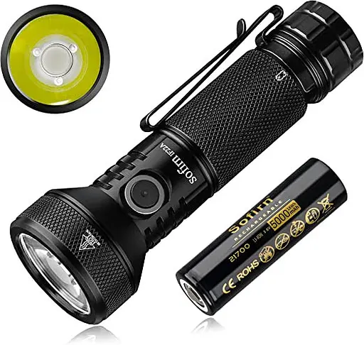 Ручний ліхтарик Sofirn IF22A 2100лм 21700 USB (Чорний) - фото 2