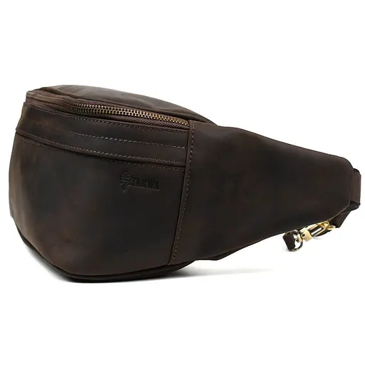 Шкіряна чоловіча сумка на пояс TARWA 30х15х12 см nsa0001221 - фото 1