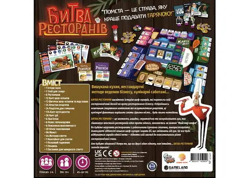 Настольная игра Нова Ера Битва ресторанов (Rival Restaurants) (укр.) (ВР_БР) - фото 3