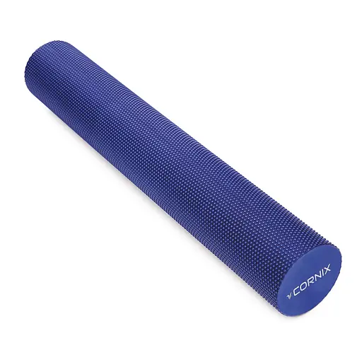Масажний ролик Cornix EVA+ 90 x 15 см (валик, ролер) XR-0314 Navy Blue - фото 4