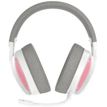 Навушники накладні XO BE46 2.4G Gaming Headset with Type-C+USB 2-in-1 Adapter Біло-рожеві