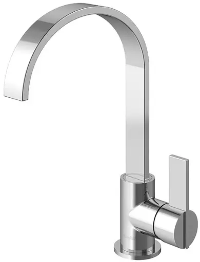 Змішувач для кухні Kohlman Dexame chrome QB140D Хром - фото 1