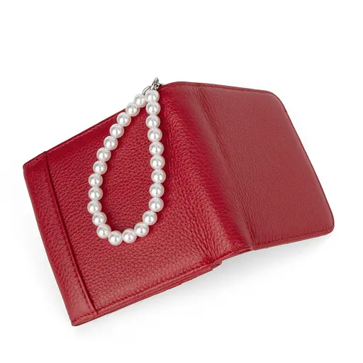 Гаманець жіночий маленький шкіряний Fuerdanni 1831-166 червоний - фото 3