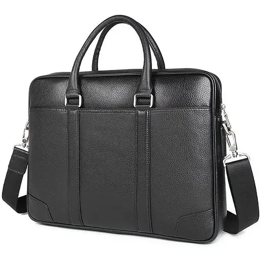 Ділова сумка для ноутбука John McDee кожана 38х28.5х6.5 см sum0028192 - фото 1