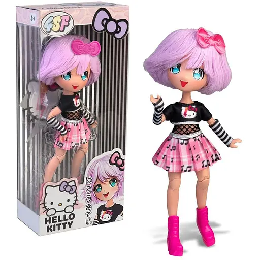 Детская кукла Тедди Рок 4SF Manga Dolls HKTF0100 серии Hello Kitty  - фото 1