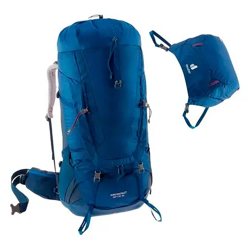 Рюкзак Deuter Aircontact 60 + 10 SL Steel-Midnight (1052-3320421 3399) - фото 5