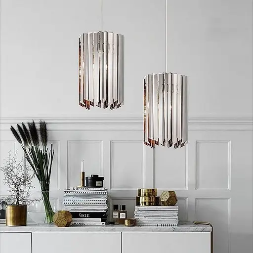 Підвісний світильник Facet mini Silver | Арт. MJ 31-200 SL | Line F - фото 1