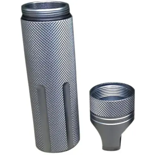 Тубус для зберігання речей Gymtop SPB-3 водонепроникний з аерокосмічного алюмінію сірий - фото 2