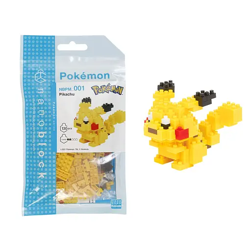 Конструктор Nanoblock Пикачу 130 элементов (124137) - фото 4