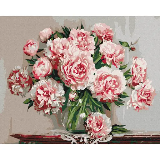 Картина по номерам Садовые пионы Brushme 40x50 см разноцветная 000276543
