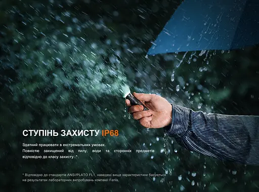 Ручний ліхтарик Fenix E12 V3.0 (Чорний) - фото 7