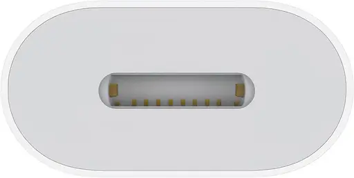 Адаптер USB Type-C Apple USB-C to Lightning Adapter White (MUQX3) - фото 2