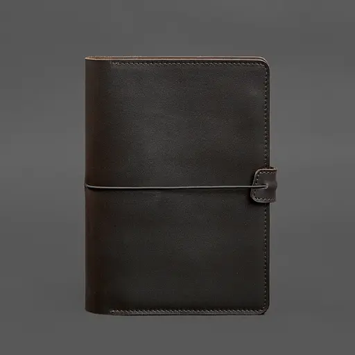 Кожаный блокнот А5 (софт-бук) 9.4 коричневый - фото 10