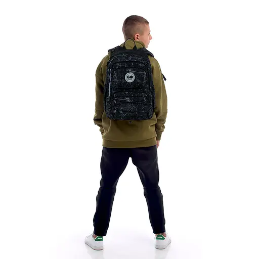 Рюкзак GoPack Education 120M-3 Shadow Черно-серый (GO26-120M-3) - фото 18