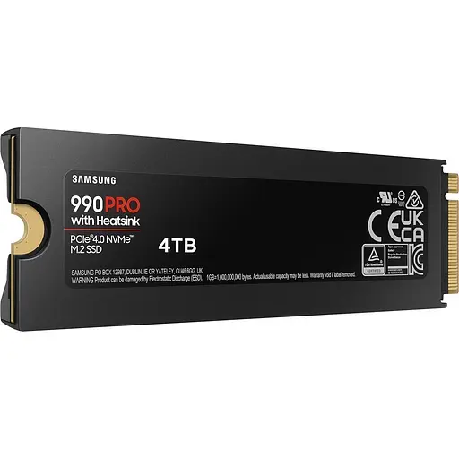 SSD накопитель Samsung 990 PRO with Heatsink 4TB (MZ-V9P4T0GW) [137334] - фото 3