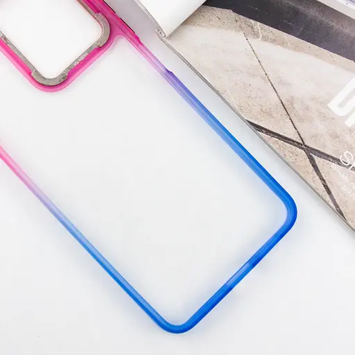 Чехол Epik TPU+PC Fresh sip series для Xiaomi Redmi Note 13 Pro 4G/Poco M6 Pro 4G/Note 14S Синий/Розовый - фото 3