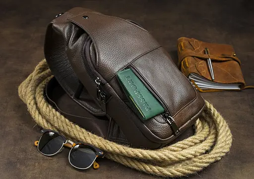 Сумка кожаная мужская Vintage 17х33,5х7 см sum0012325 - фото 4