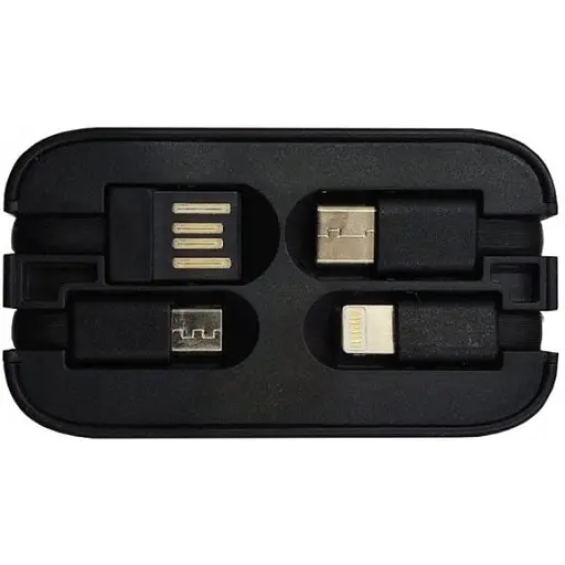 Зовнішній акумулятор (Power Bank) XO PR142 (30000 mAh Black) - фото 2