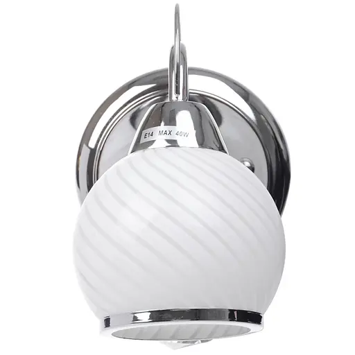 Бра Brille LK-214W/1 настенное накладное шаровое E14 CH - фото 3