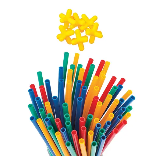 Конструктор-соломинки Dede Спортмайданчик 200 елементів (3461) - фото 3