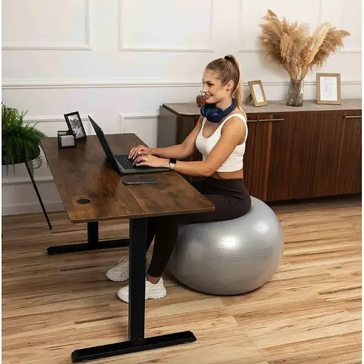 Компьютерный стол с регулируемой высотой Di Volio Rapalo коричневый - фото 4