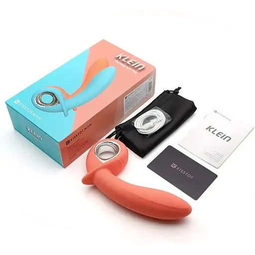 Анальний вібратор KisToy Klein Orange - фото 11