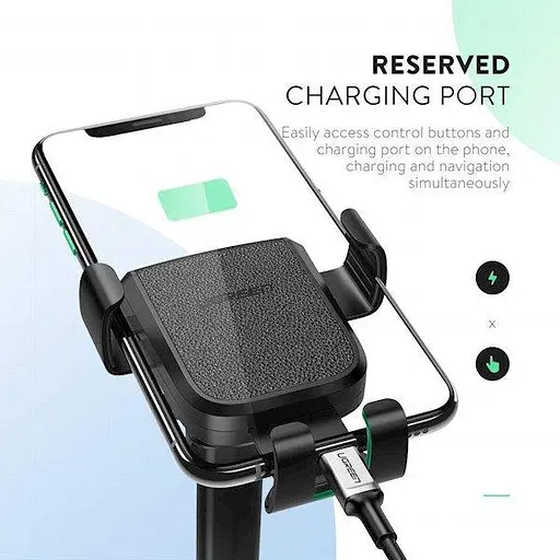 Держатель телефона в автомобиль Ugreen LP200 авто держатель в машину универсальный с присоской 60990B - фото 2