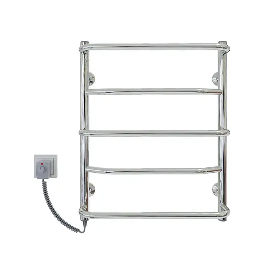 Електрична рушникосушарка Kosser Мікс 600x530/5 ЕL рег. ДМ03EL, Хром, Ліве - фото 2