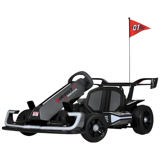Електромобіль дитячий Bambi Карт M 6148EBLS-11 24V 24V14AH EVA Bluetooth сірий