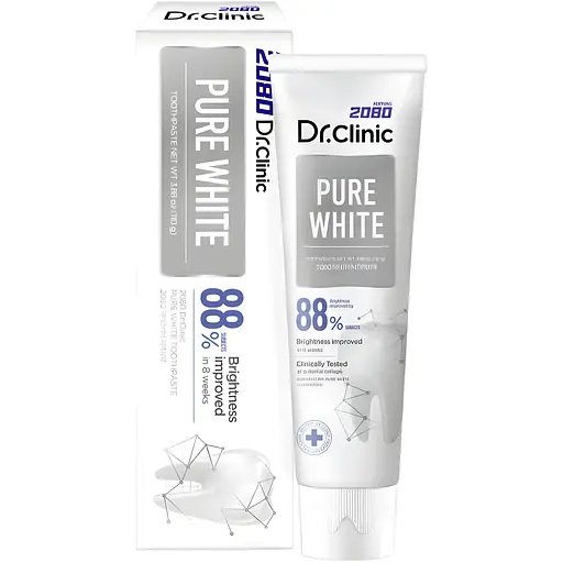 Зубна паста 2080 Dr. Clinic відбілююча 110 г
