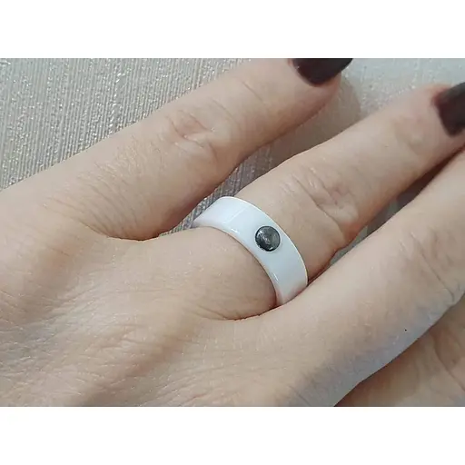 Серебряное кольцо Aurora с керамикой. С1142Б 16,5 - фото 2