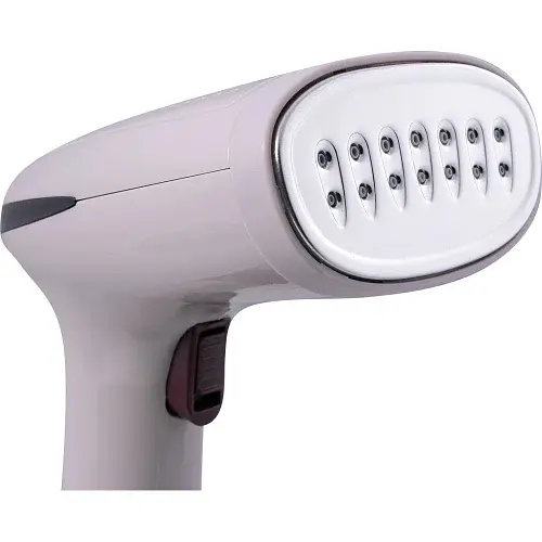 Відпарювач Liberton LHS-6900, Pink, 1500W, постійна пара 25 г/хв, об'єм бака для води 280мл, паровий удар, вертикальне та горизонтальне відпарювання, щітка, кліпса для брюк, антикрапля - фото 4