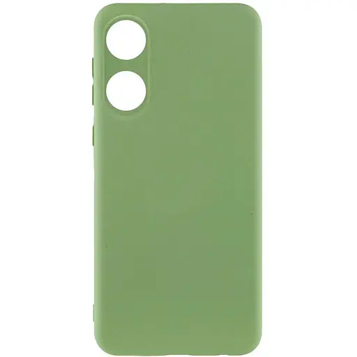 Чохол Silicone Cover Lakshmi Full Camera (A) для Oppo A58 4G Зелений / Pistachio