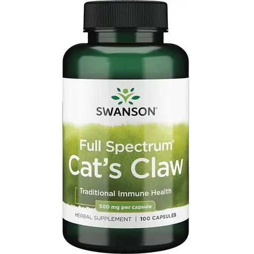 Натуральна добавка Swanson Cat's Claw 500 mg Full Spectrum 100 капсул - фото 1