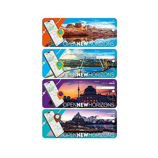 Набір ламінованих закладок для книг АП-0902, 4 шт Вид 1