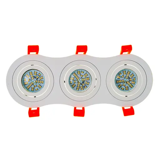 Светильник врезной поворотный Brille HDL-DT 108/3 MR16 WH 36-248 - фото 4