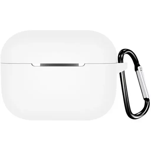 Чохол-накладка DK Apple AirPods Pro 2 | Silicone Candy Friendly з карабіном (white)