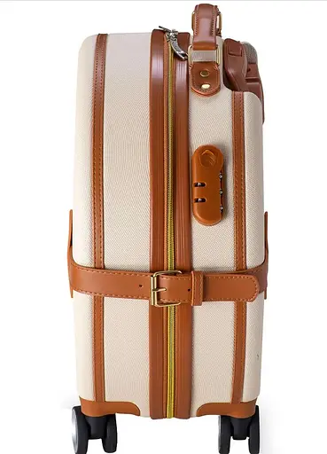 Валіза Semi Line 24" (M) Ecru/Brown (T5670-3) (DAS302667) - фото 5
