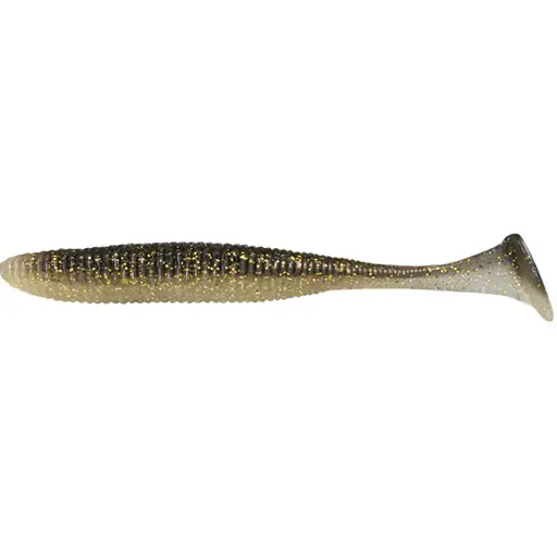 Силікон Jackall Rhythm Wave 3.8" Gold & Black Shad (7 шт/уп)