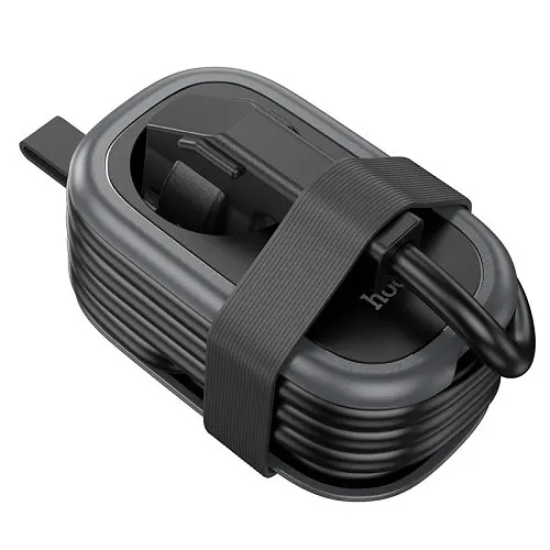 Сетевой удлинитель Hoco NS6 Sharp 1 position(1C2A) desktop socket(EU/GER) Черный - фото 3